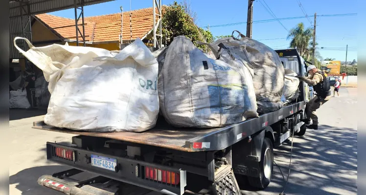 Ação integrada apreende mais de 3 toneladas de cobre em PG