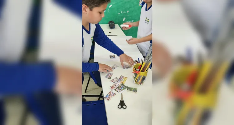 Confira a série de registros do amplo trabalho realizado em sala de aula.