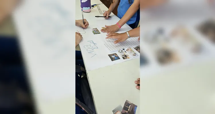 Confira a série de registros do amplo trabalho realizado em sala de aula.