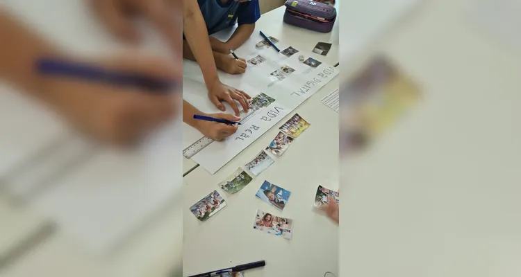 Confira a série de registros do amplo trabalho realizado em sala de aula.