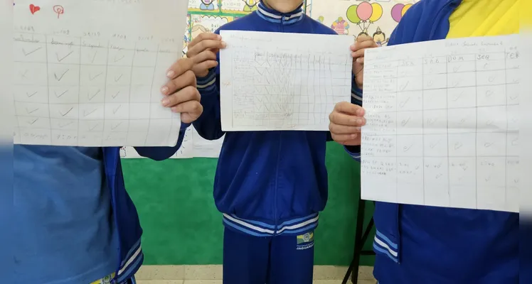 Confira a série de registros do amplo trabalho realizado em sala de aula.