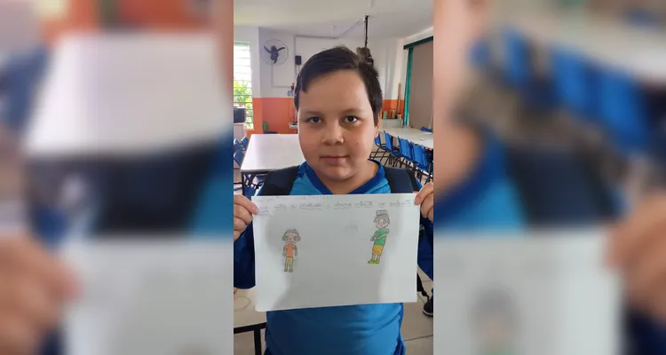 Confira os registros do trabalho em sala de aula.