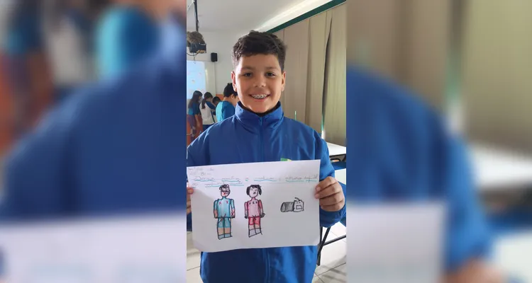 Confira os registros do trabalho em sala de aula.