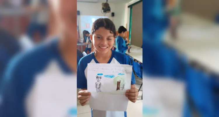 Confira os registros do trabalho em sala de aula.