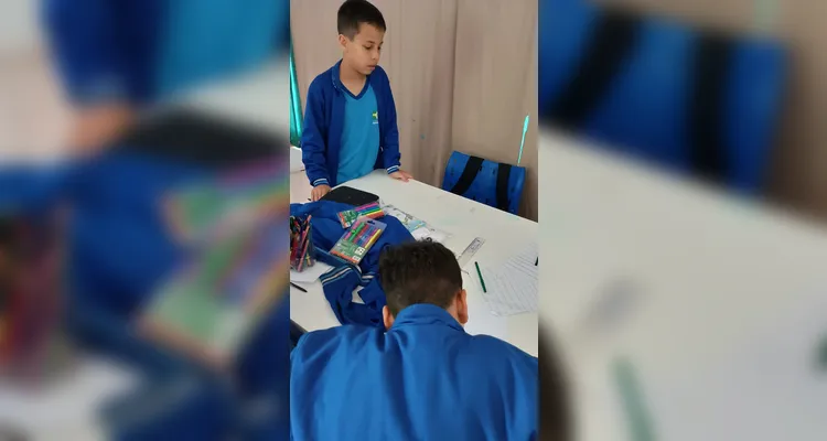 Confira os registros do trabalho em sala de aula.