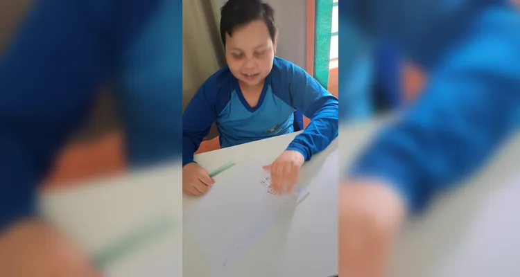 Confira os registros do trabalho em sala de aula.