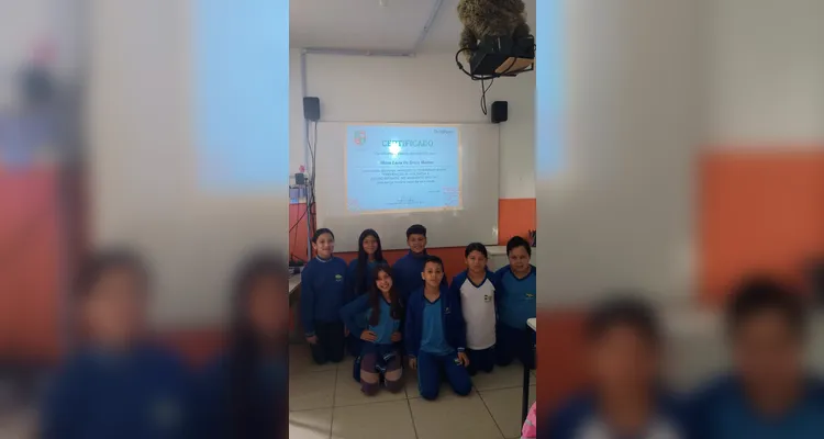 Confira os registros do trabalho em sala de aula.