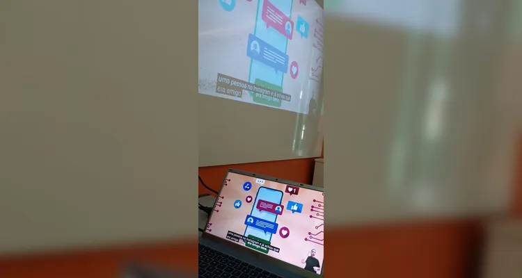 Confira os registros do trabalho em sala de aula.