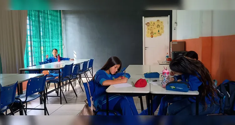 Confira os registros do trabalho em sala de aula.