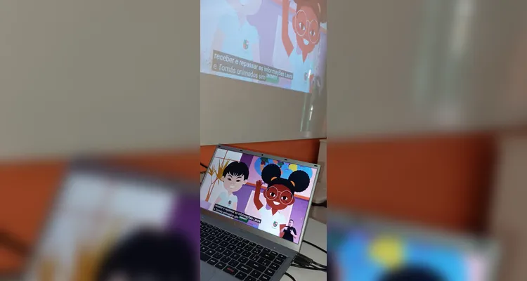 Confira os registros do trabalho em sala de aula.