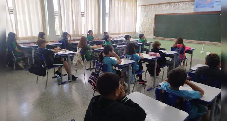 Confira os registros do trabalho em sala de aula.
