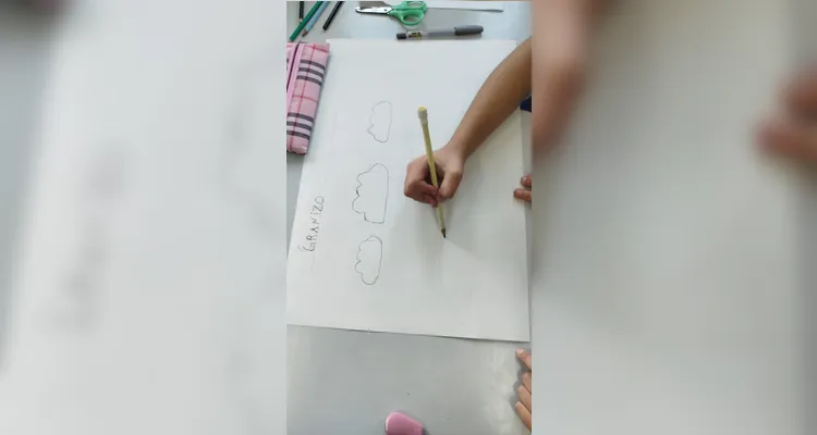 Confira os registros do trabalho em sala de aula.