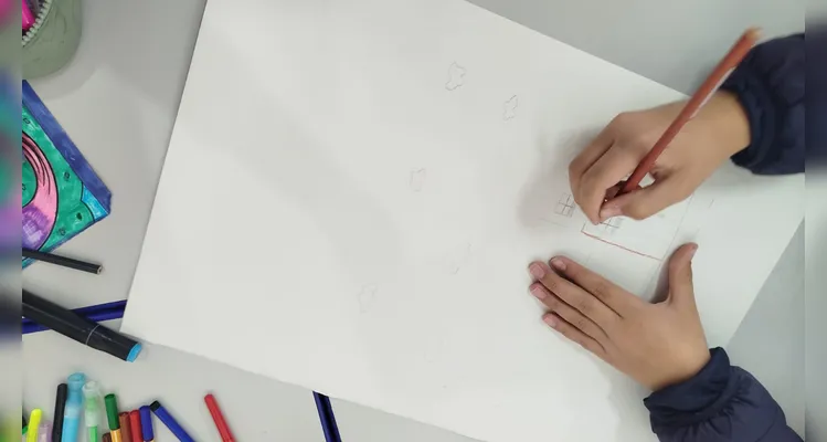 Confira os registros do trabalho em sala de aula.