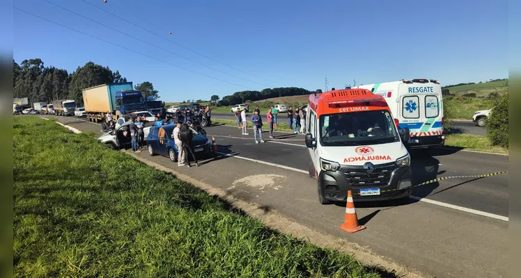 Veja imagens do acidente que tirou vida de homem na PR-151