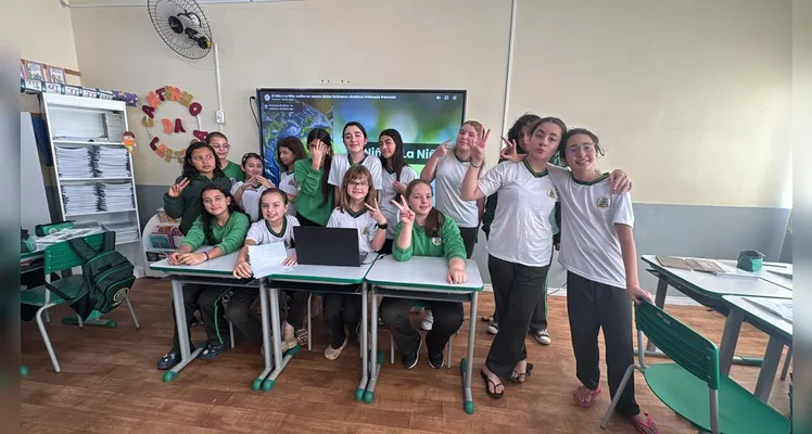 Veja a série de registros da ampla proposta em sala de aula.