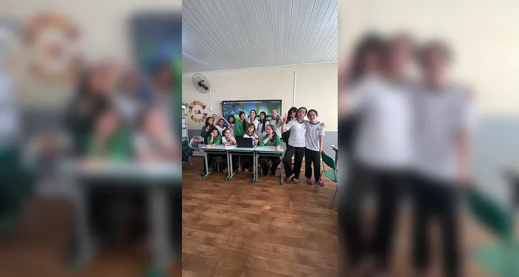 Veja a série de registros da ampla proposta em sala de aula.