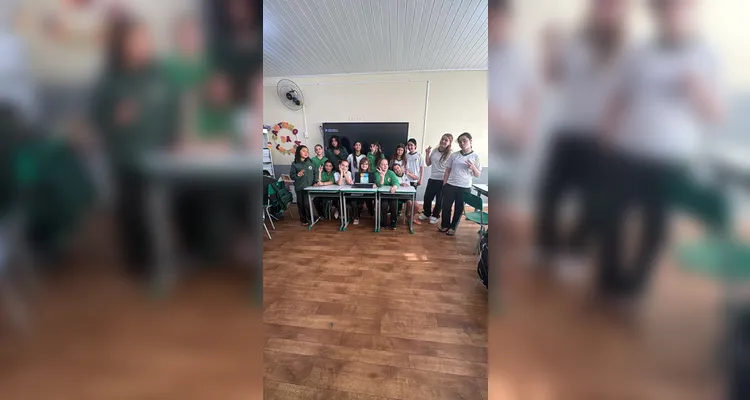 Veja a série de registros da ampla proposta em sala de aula.