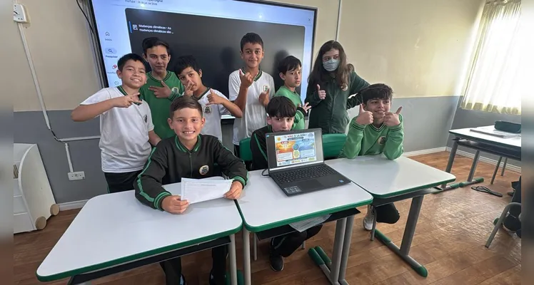 Veja a série de registros da ampla proposta em sala de aula.
