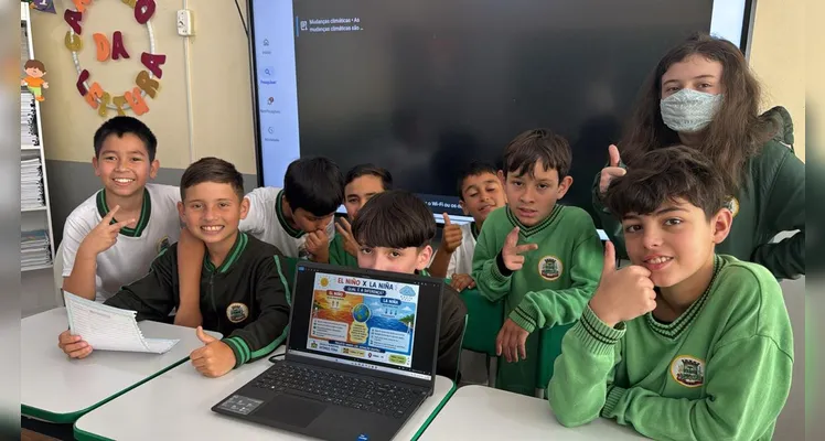 Veja a série de registros da ampla proposta em sala de aula.