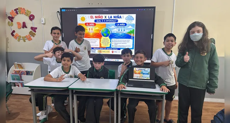 Veja a série de registros da ampla proposta em sala de aula.