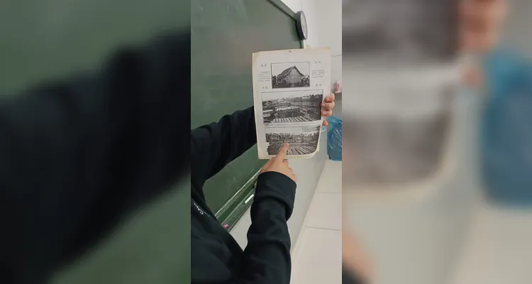 Confira registros do trabalho em sala de aula.
