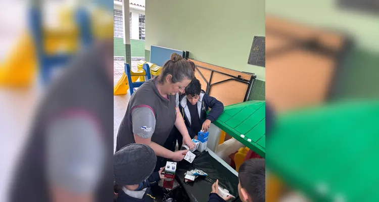 Projeto transforma caixas de leite em abrigos para animais abandonados em escola de PG