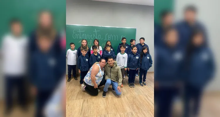 Veja os registros do trabalho em sala de aula.