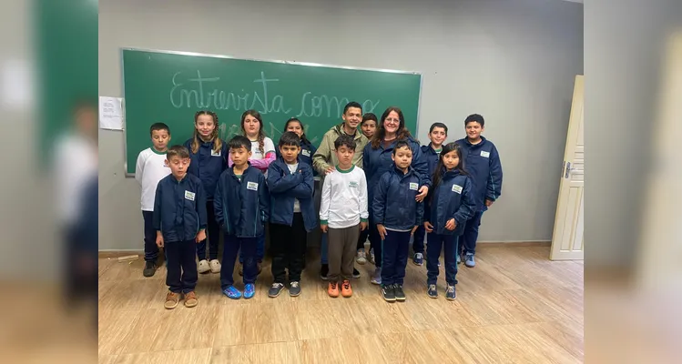 Confira os registros do trabalho em sala de aula.