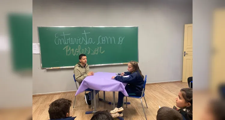 Confira os registros do trabalho em sala de aula.