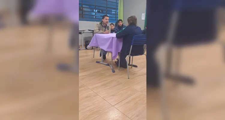 Confira os registros do trabalho em sala de aula.