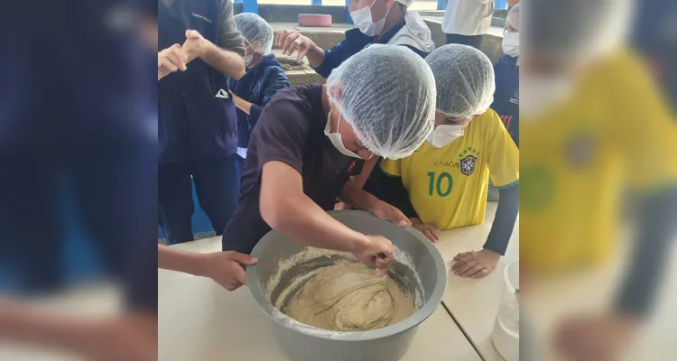 Veja a série de registros do saboroso aprendizado dos educandos.