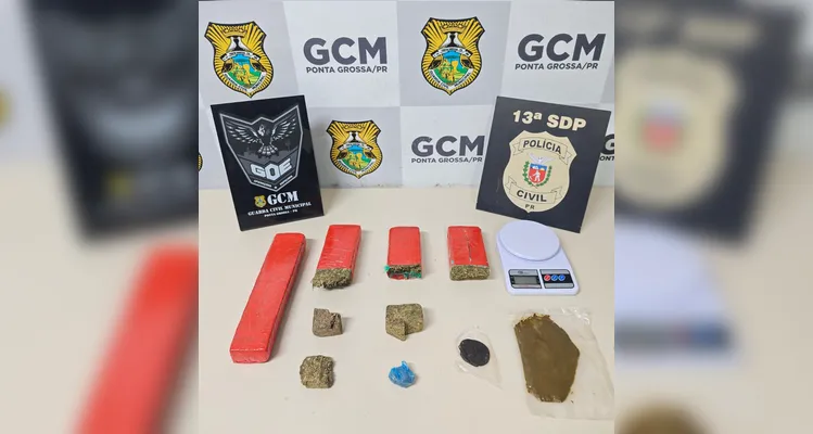 Operação apreende 3 kg de maconha e 500 g de haxixe em PG