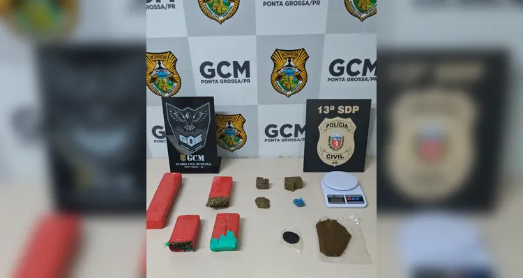 Operação apreende 3 kg de maconha e 500 g de haxixe em PG