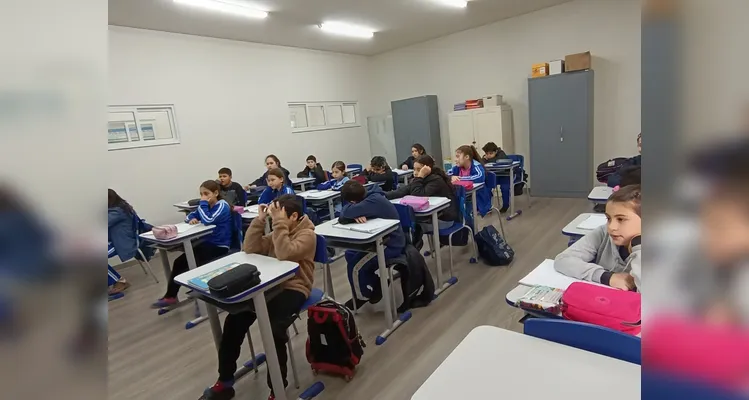 Confira os registros do trabalho em sala de aula.