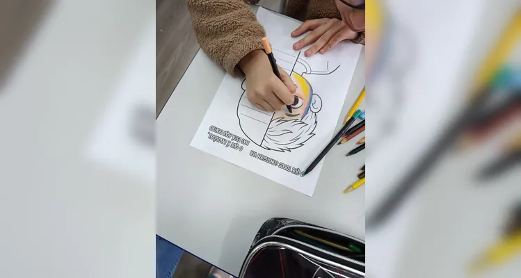 Confira os registros do trabalho em sala de aula.