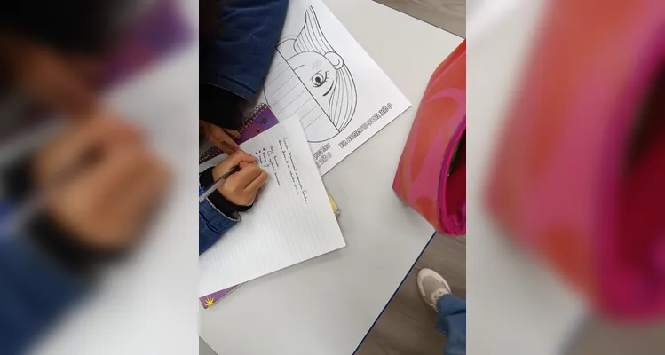 Confira os registros do trabalho em sala de aula.
