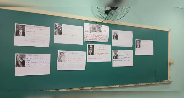 Confira a série de registros do amplo trabalho em sala de aula.