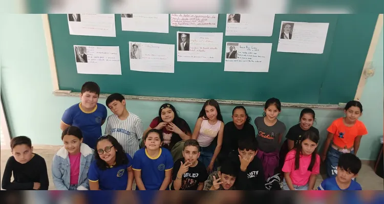 Confira a série de registros do amplo trabalho em sala de aula.