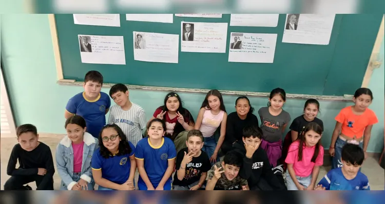 Confira a série de registros do amplo trabalho em sala de aula.