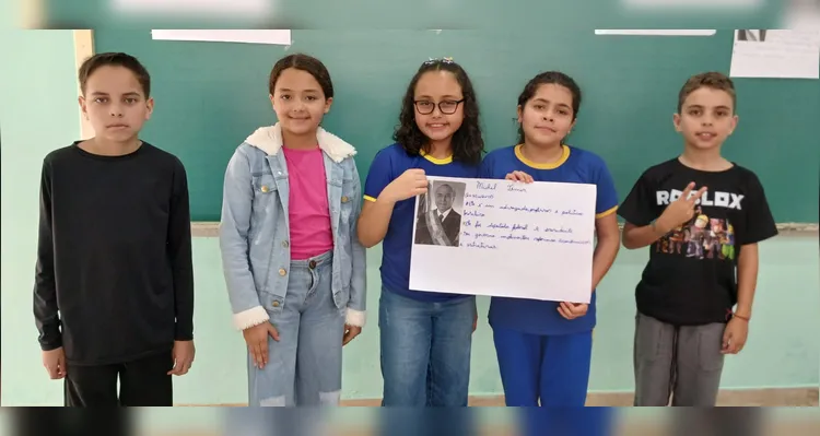 Confira a série de registros do amplo trabalho em sala de aula.