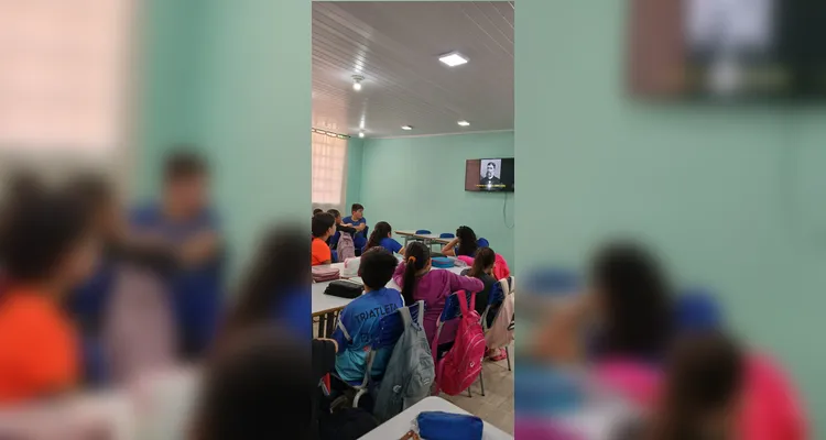 Confira a série de registros do amplo trabalho em sala de aula.