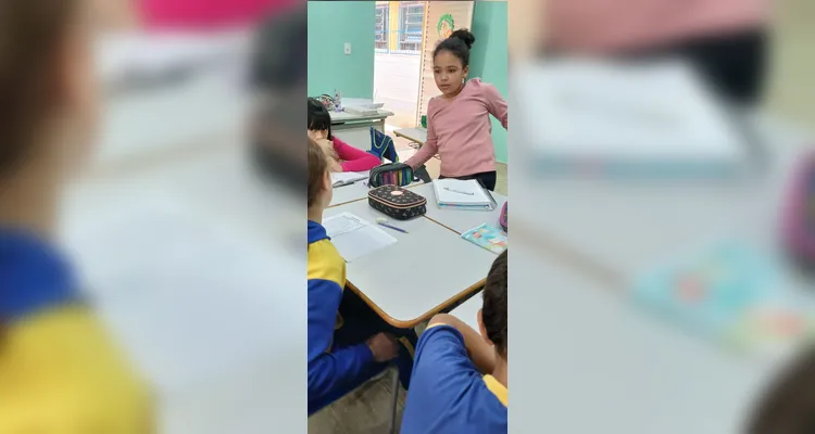 Confira a série de registros do amplo trabalho em sala de aula.