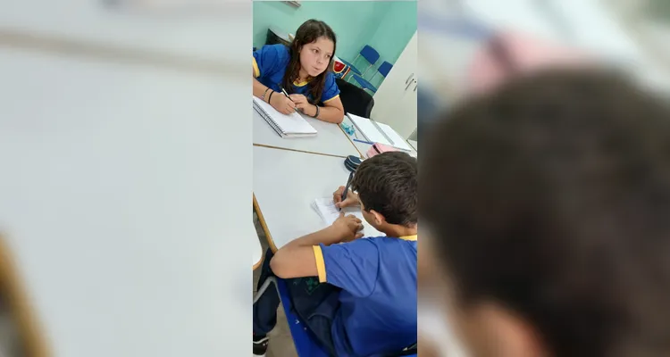 Confira a série de registros do amplo trabalho em sala de aula.
