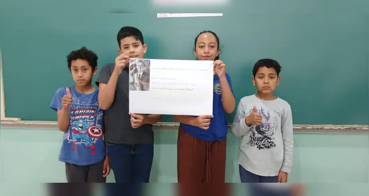 Confira a série de registros do amplo trabalho em sala de aula.