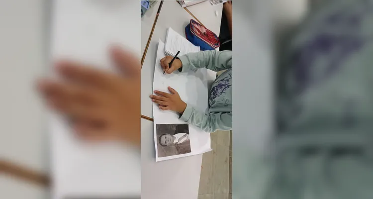 Confira a série de registros do amplo trabalho em sala de aula.