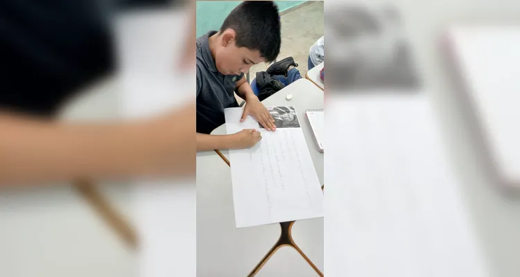 Confira a série de registros do amplo trabalho em sala de aula.