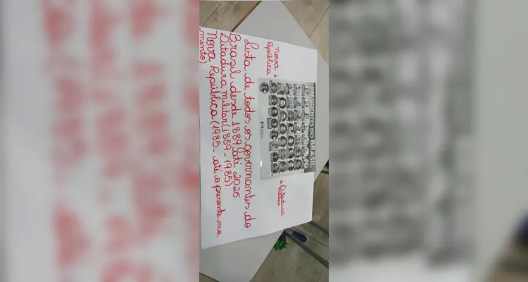 Confira a série de registros do amplo trabalho em sala de aula.