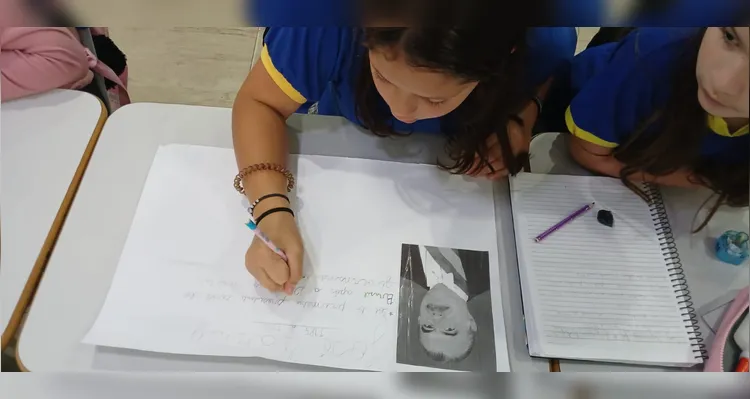 Confira a série de registros do amplo trabalho em sala de aula.