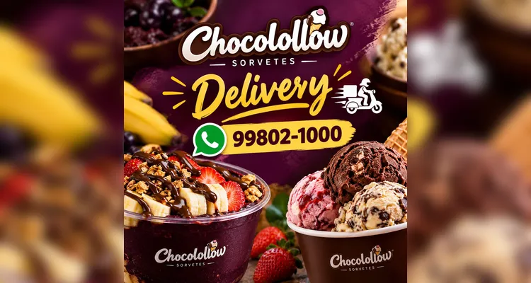 Dia Nacional do Sorvete terá 50 casquinhas grátis na Chocolollow em Ponta Grossa