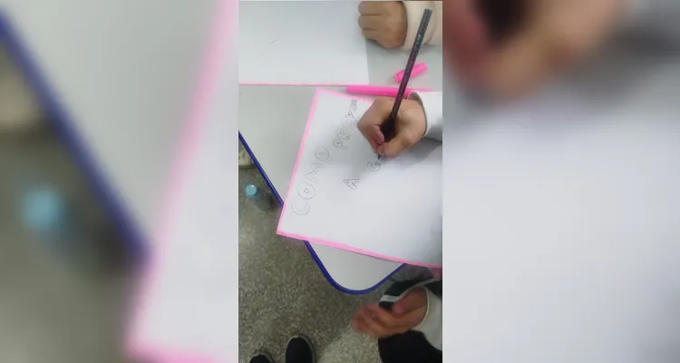 Trabalho contou com diversificados momentos em sala de aula.